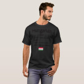 Proud Hongaarse Definitie Hongaarse vlag Hongaarse T-shirt (Voorkant volledig)