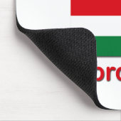 Proud Hongaarse opa Mousepad Muismat (Hoek)