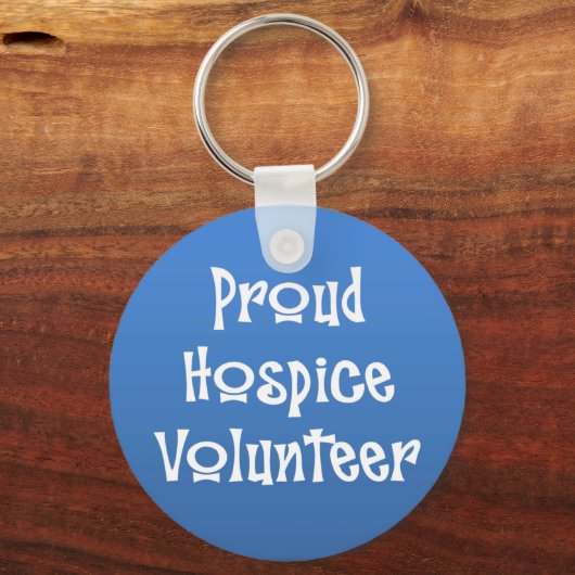 Proud Hospice-vrijwilliger Sleutelhanger (Voorkant)