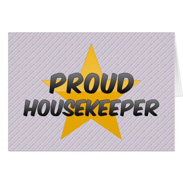 Proud Housekeeper (Voorkant Horizontaal)