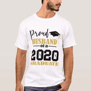 Proud Husband van een Afstuderen jaar 2020 T-shirt