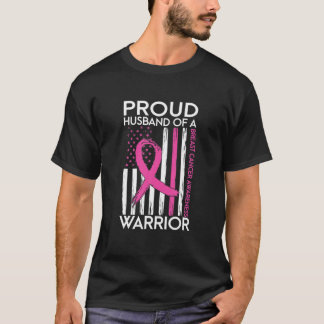 Proud Husband van ondersteuning voor jonge borstka T-shirt