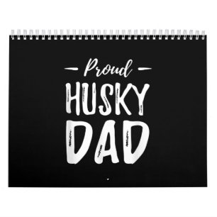 Proud Husky Dog Dad   Funny Dog Lover Gift Idee Kalender