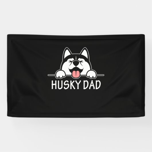 Proud Husky Dog Spandoek (Horizontaal)