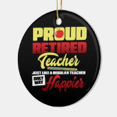 Proud in ruste docer Funny Keramisch Ornament (Links)