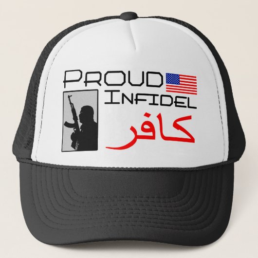 Proud Infidel Trucker Pet (Voorkant)