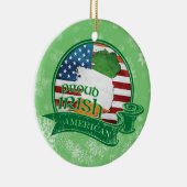 Proud Irish American Kerstdecoration Ornament (Rechts)