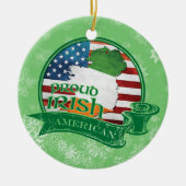 Proud Irish American Kerstdecoration Ornament (Voorkant)