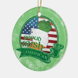 Proud Irish American Kerstdecoration Ornament