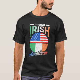 Proud Irish American Roots Ireland Family Usa A T-shirt