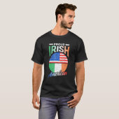 Proud Irish American Roots Ireland Family Usa A T-shirt (Voorkant volledig)