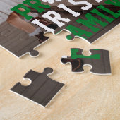 Proud Irish Family Shamrock Lucky Clover Foto Legpuzzel (Zijkant)