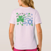 Proud Irish Jew 2-Sided Kinderen Shirten T-shirt (Achterkant)