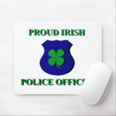 Proud Irish Police Officer Muismat (Met muis)