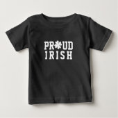Proud Irish Shamrock Lucky Clover Quote St Paddy (Voorkant)