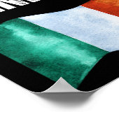 Proud Irish Warrior Irish Republican Clothing  Poster (Hoek)