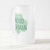 Proud Irishman Stein Matglas Bierpul (Voorkant links)