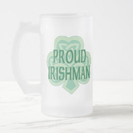 Proud Irishman Stein Matglas Bierpul