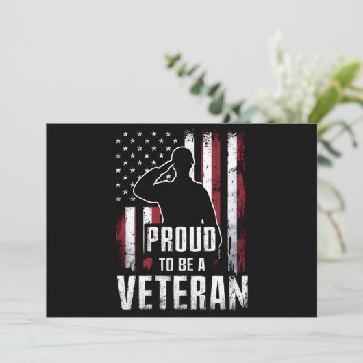 Proud is een veteraan van de veteranen in de VS Kaart (Staand voorkant)