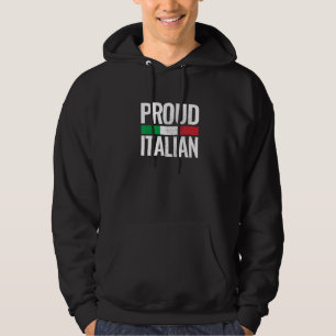 Proud Italiaans  Italië Vlag Hoodie