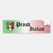 Proud Italiaanse Bumpersticker (Voorkant)