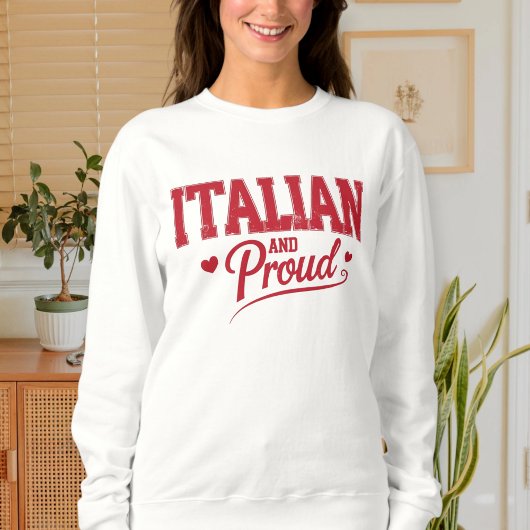 Proud Italian apparel, Gift for Italians Trui