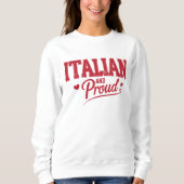 Proud Italian apparel, Gift for Italians Trui (Voorkant)