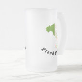 Proud Italy Frosted Beer Mok (Voorkant rechts)