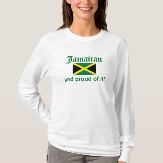 Proud Jamaican T-shirt (Voorkant)