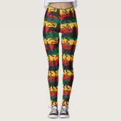 Proud Jamaicans - Lion of Judah - Yoga Leggins Leggings (Voorkant)