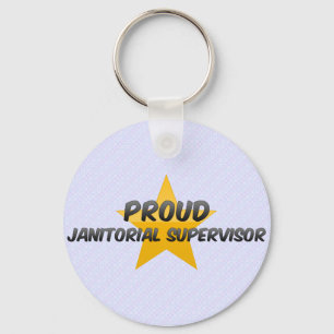 Proud Janitorial Supervisor Sleutelhanger