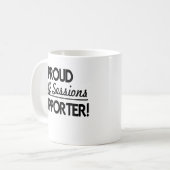 Proud Jeff Sessions Supporter! Koffiemok (Voorkant links)