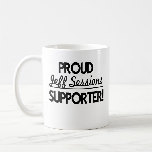 Proud Jeff Sessions Supporter! Koffiemok (Links)