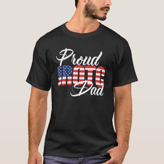 Proud JROTC Pap Shirt voor proud vader van Junior  (Voorkant)