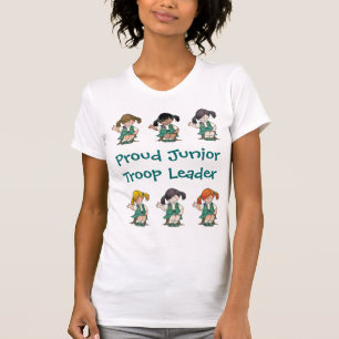 Proud Junior Troop Leader Junior Rows T-shirt