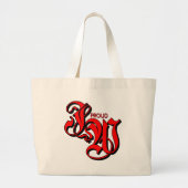 Proud JW Jehovahs Witness Grote Tote Bag (Voorkant)