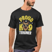 Proud K9 Trainer Handler Dog Handling Premium T-shirt (Voorkant)