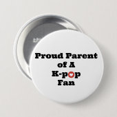 Proud K-Pop ouder Ronde Button 7,6 Cm (Voorkant /achterkant)