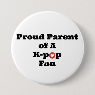 Proud K-Pop ouder Ronde Button 7,6 Cm