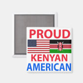 Proud Kenyan American Magneet (Voorkant / Achterkant)