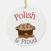 Proud Kielbasa Keramisch Ornament (Voorkant)