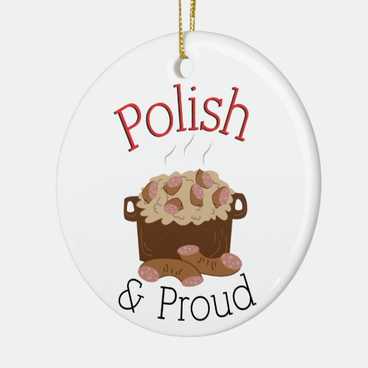 Proud Kielbasa Keramisch Ornament (Links)
