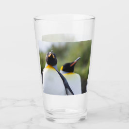 Proud King pinguins foto Glas