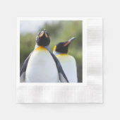 Proud King pinguins foto Servet (Voorkant)