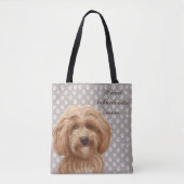 Proud Labradoodle mama <3 Tote Bag (Voorkant)