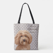 Proud Labradoodle mama <3 Tote Bag (Achterkant)