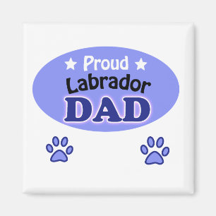 Proud Labrador dad Magneet