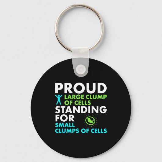 Proud Large Clump Of Cells Standing For Small Clum Sleutelhanger (Voorkant)