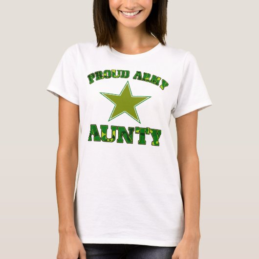 Proud legertante t-shirt (Voorkant)