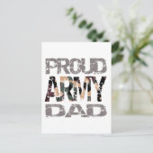 Proud-legervader Briefkaart (Staand voorkant)